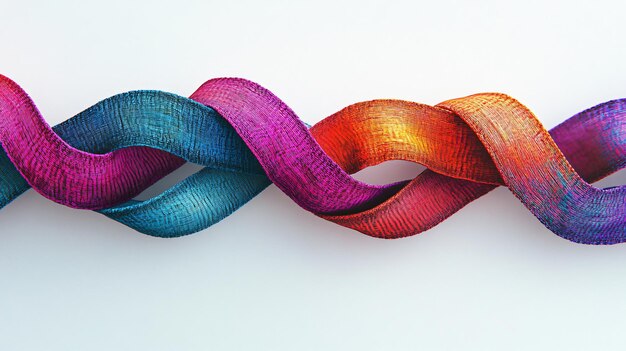 Abstrakcyjny haft we współczesnym stylu